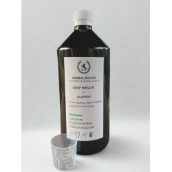 Herbal EQUUS Allergy Herbal Oil for coughing horses.
